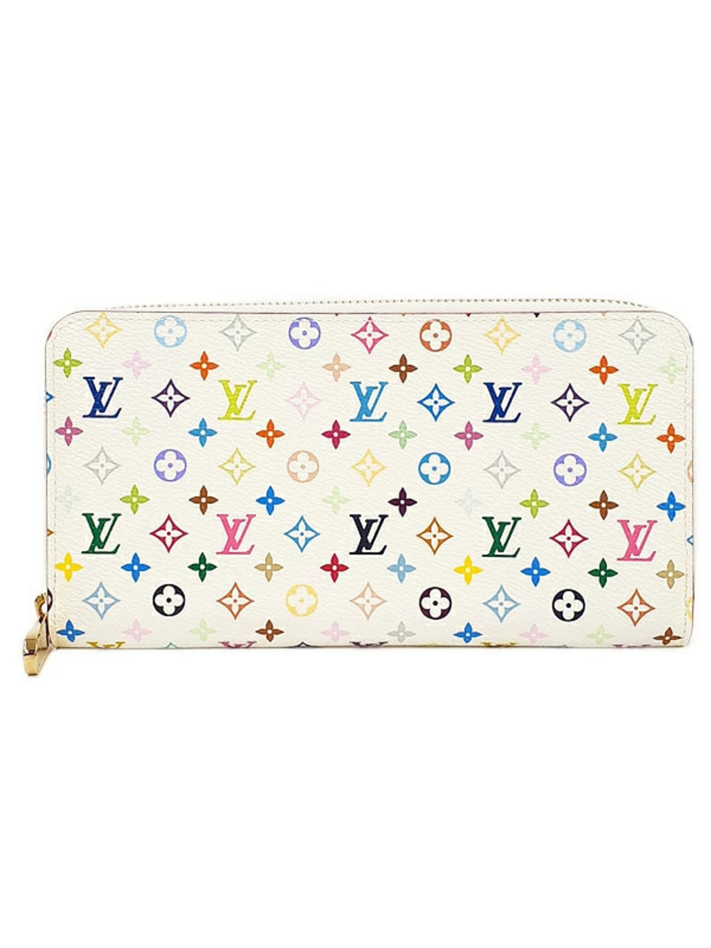 Louis Vuitton Monogram Multicolor Zippy Wallet Round Zipper Long